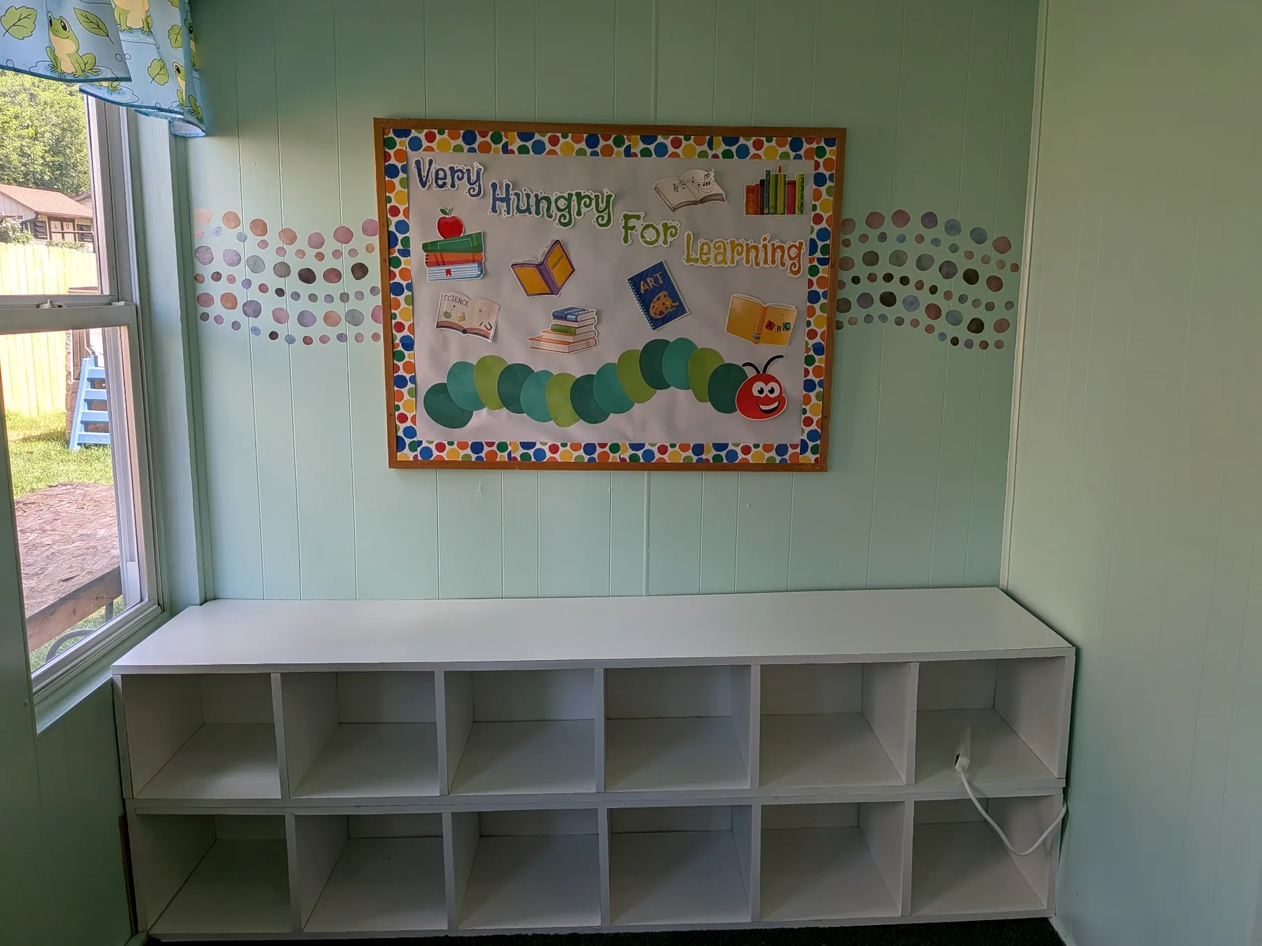 Very Hungry for Learning bulletin board